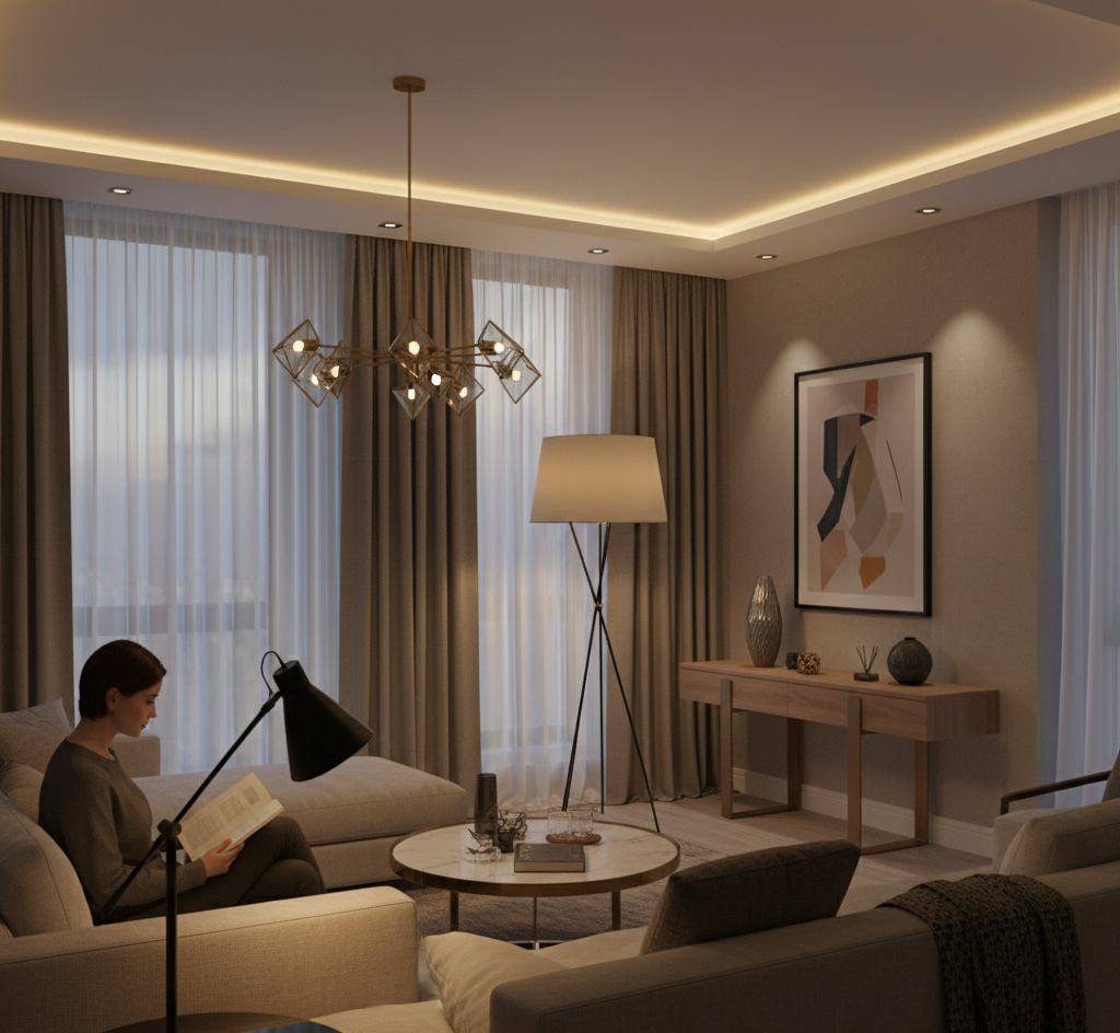 Sådan bruger du belysning til at forbedre din boligindretning