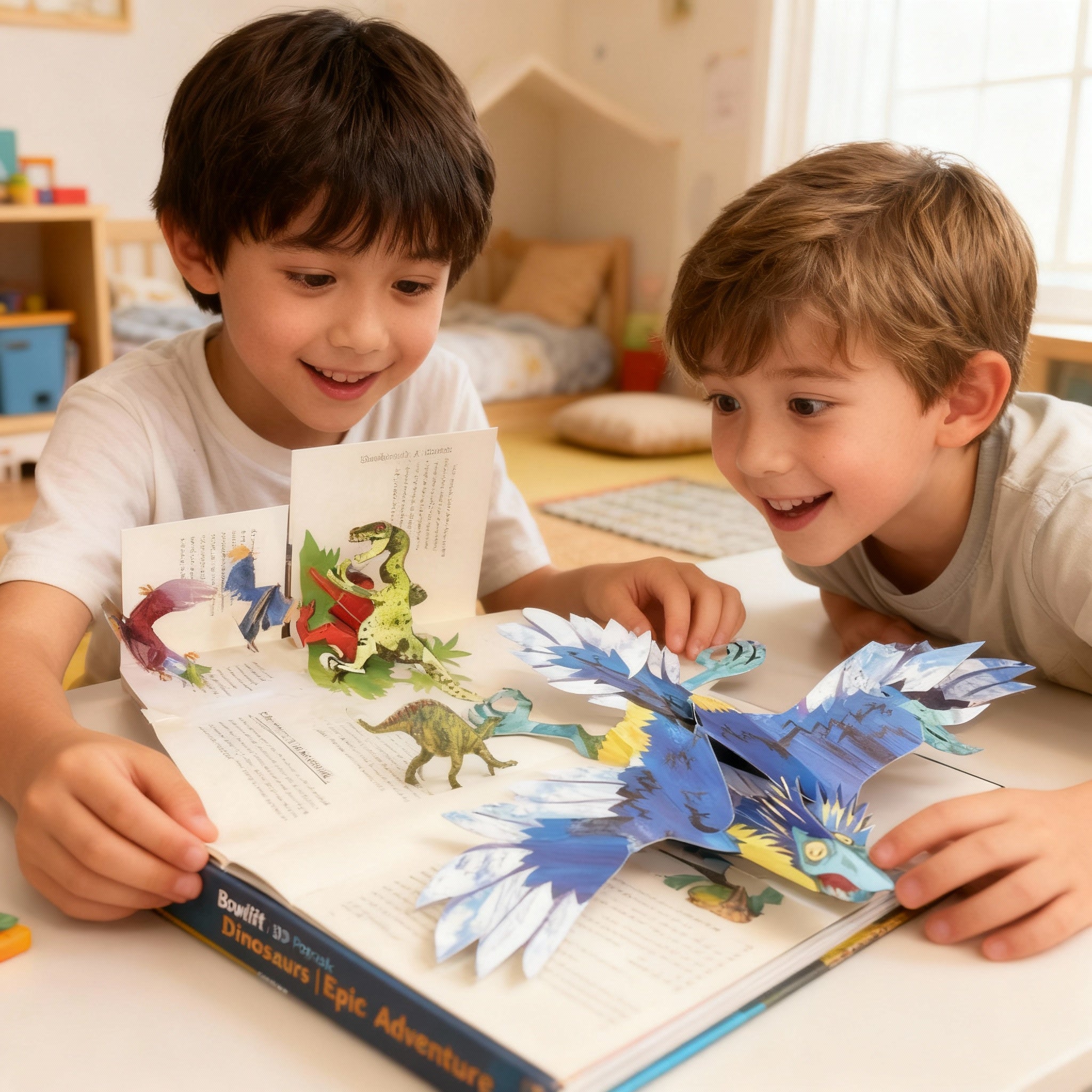 3D Pop Up Book Dinosaurs Childrens Interactive Encyclopedia Hardback