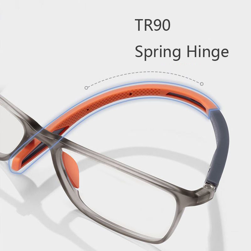 Anti Blue Light Progressive Reading Glasses Titanium Frame Ultra Light Sport