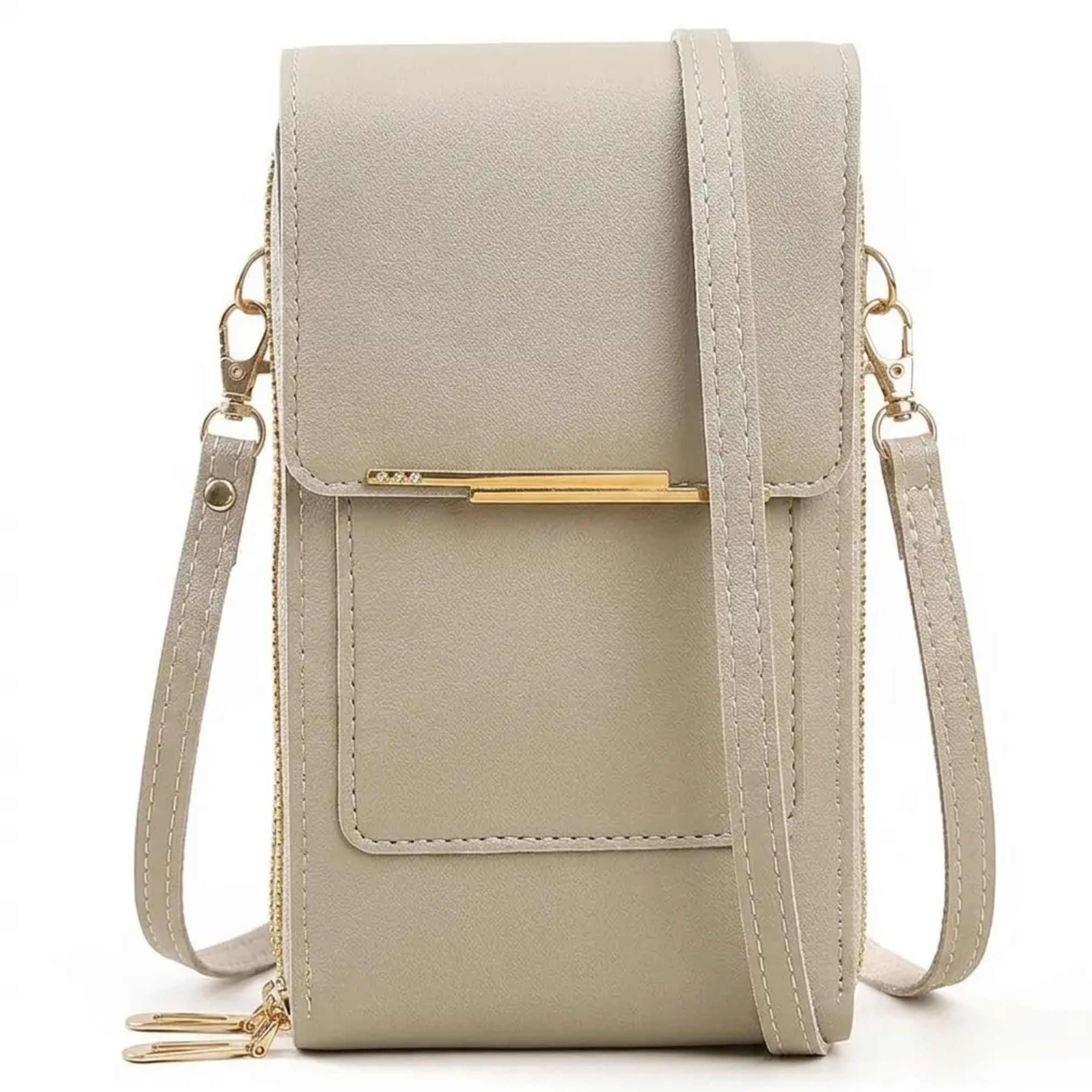 RFID Crossbody Phone Bag Anti Theft Wallet with Clear Touch Window