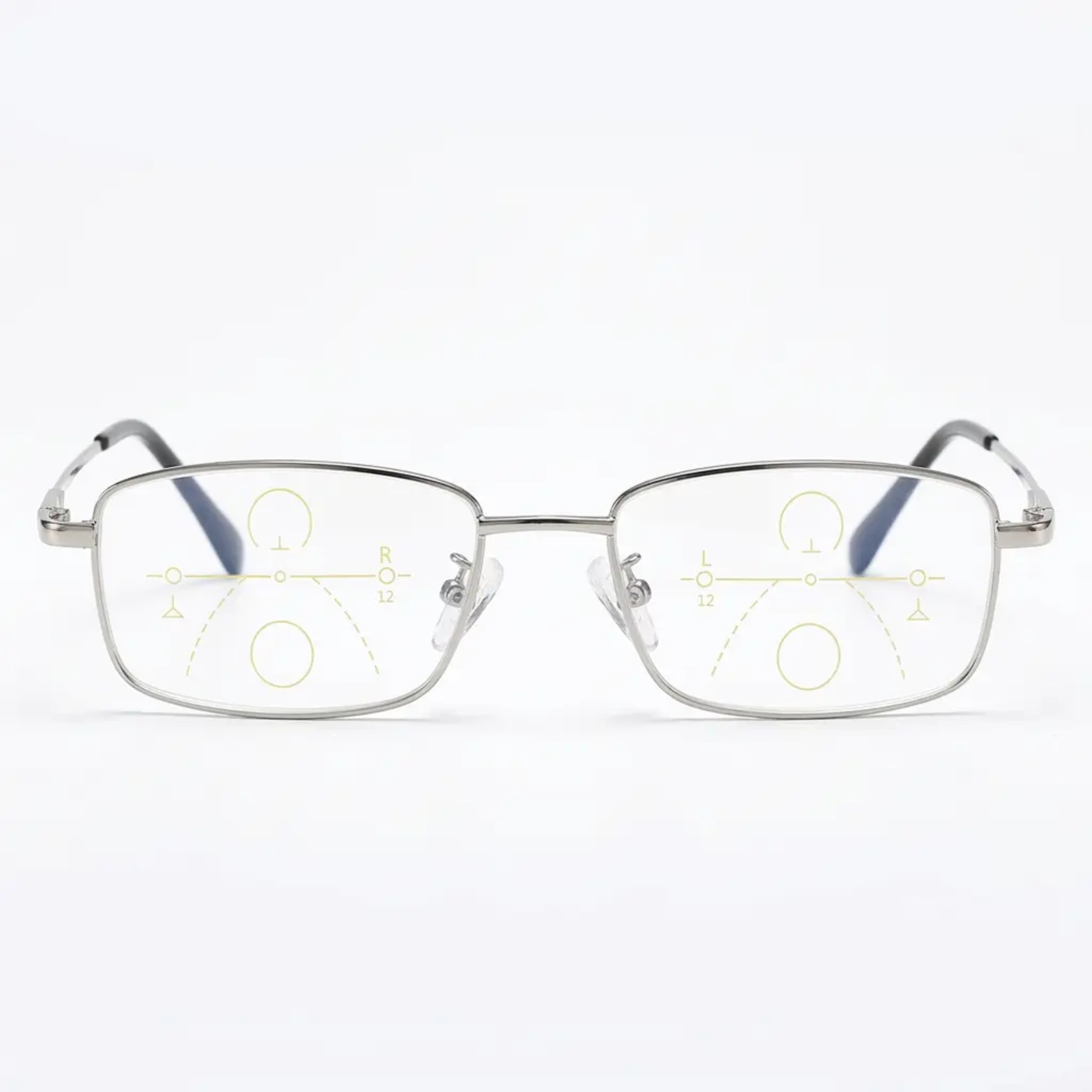 Progressive Reading Glasses Multifocal Lightweight Frame for Near and Mid Range