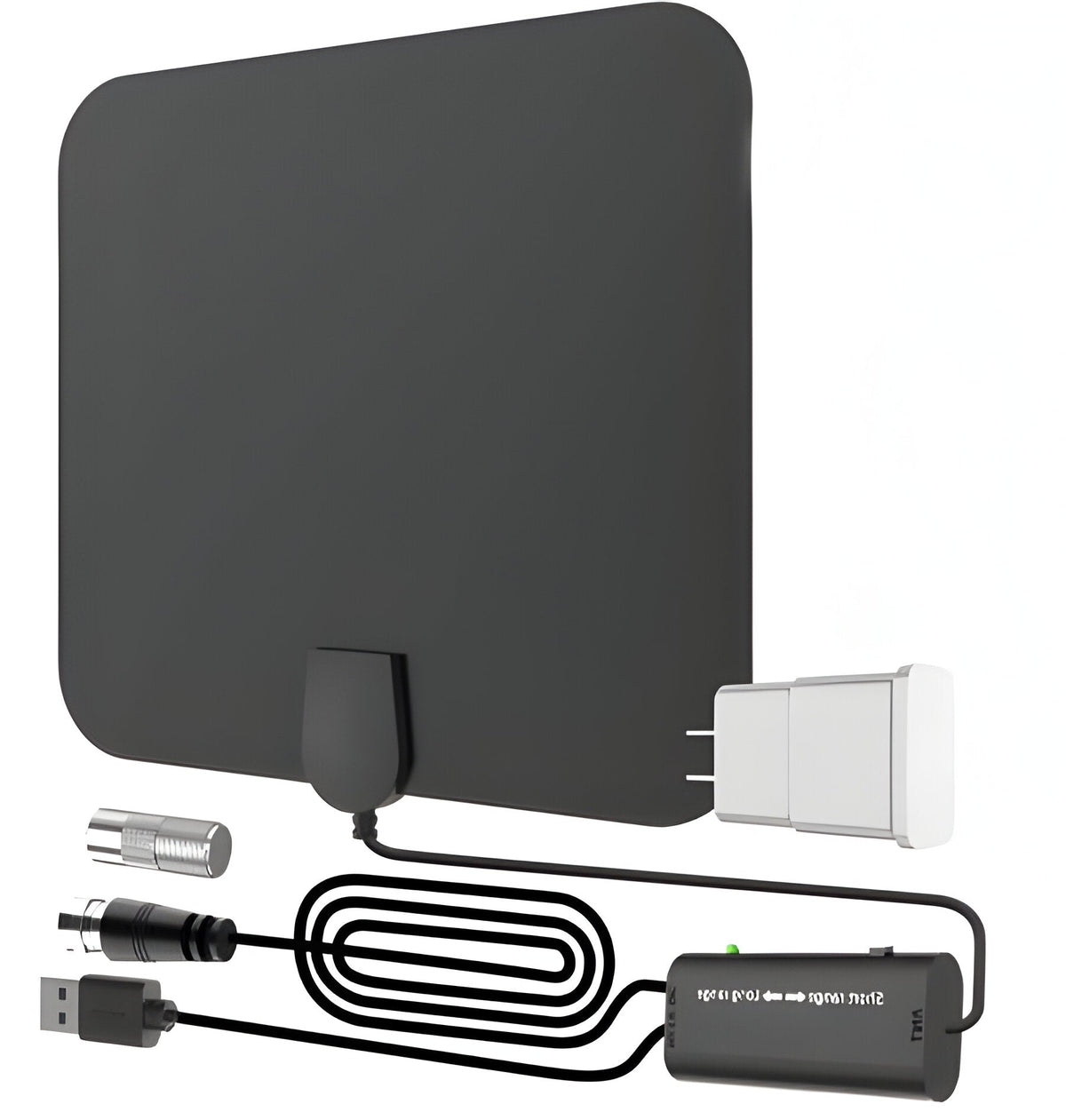 Indoor HDTV Antenna Amplified Thin Panel with Signal Booster