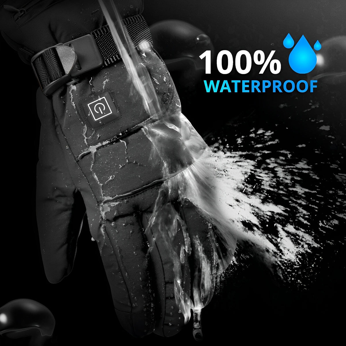 Battery Heated Gloves Rechargeable Three Heat Settings