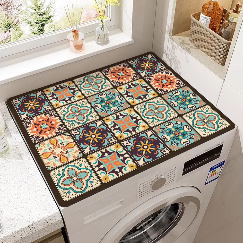 Washer and Dryer Top Mat Microfiber Appliance Protector