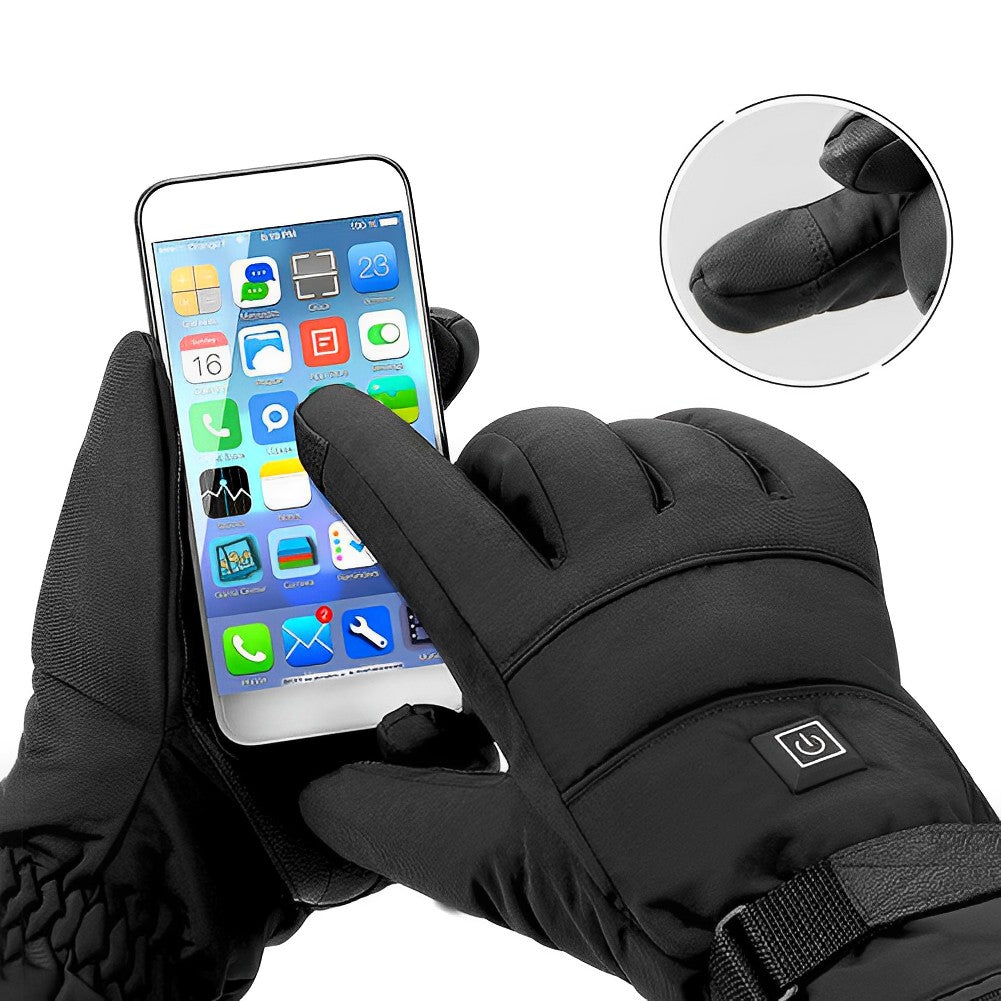 Battery Heated Gloves Rechargeable Three Heat Settings