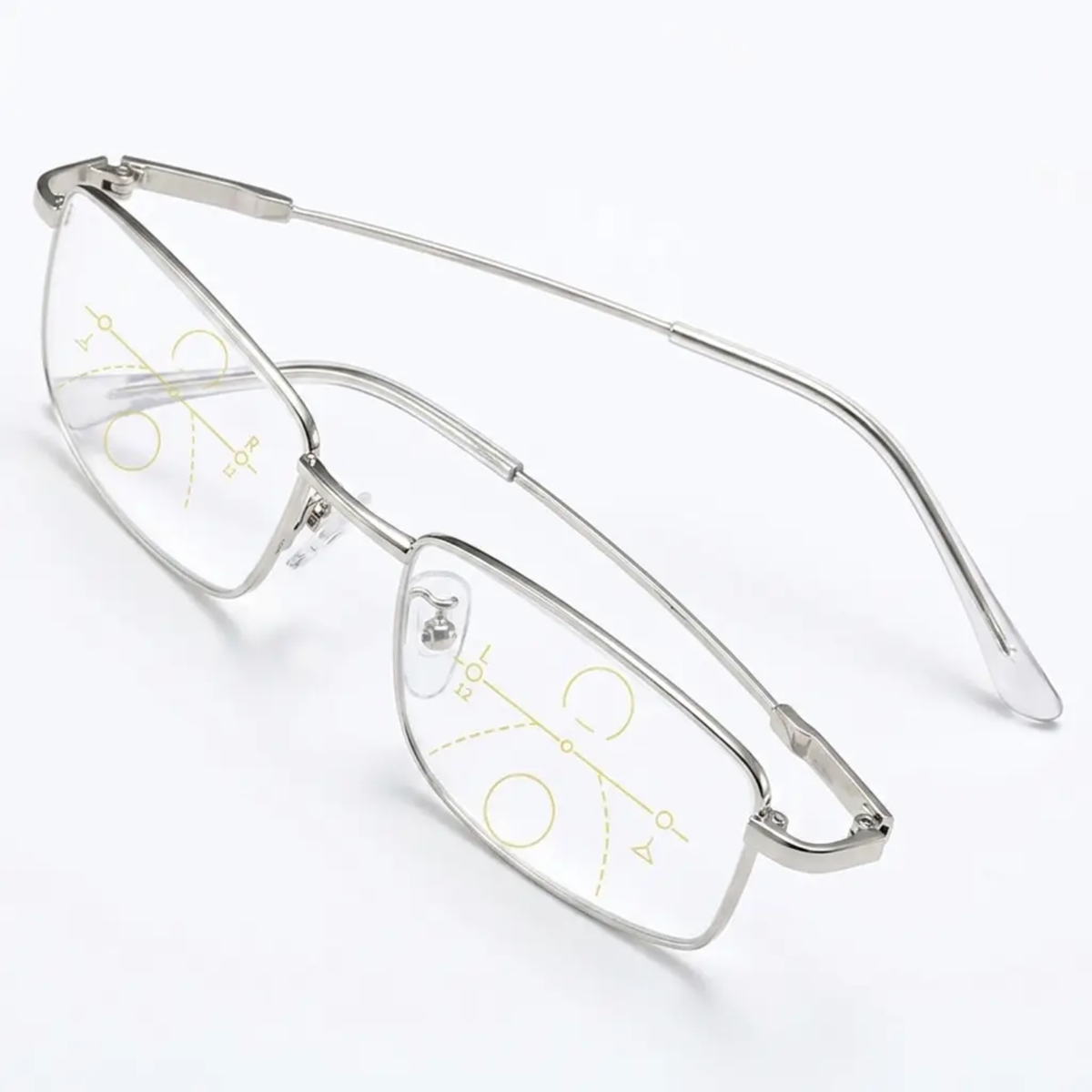 Progressive Reading Glasses Multifocal Lightweight Frame for Near and Mid Range