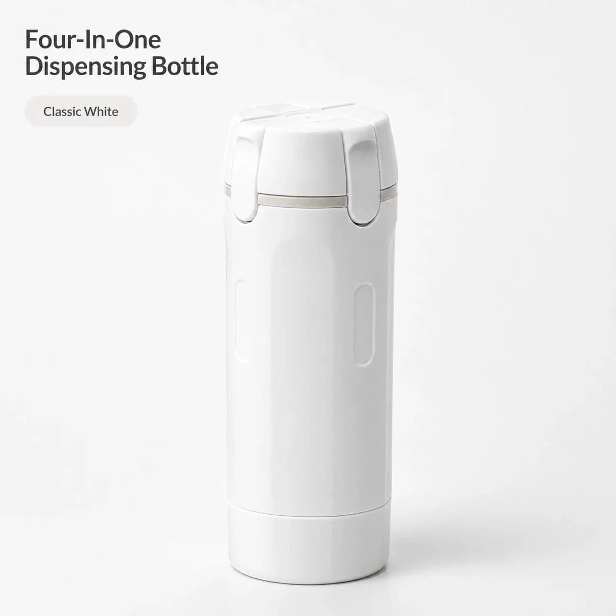 Travel Dispensing Bottle 4 Compartment Toiletry Container
