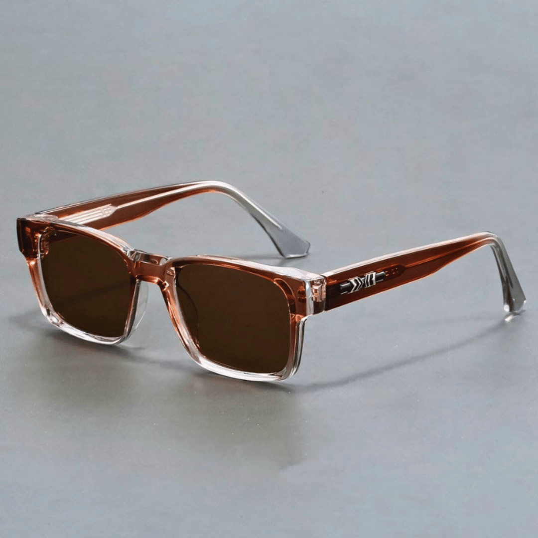 Square Frame Sunglasses Anti-Reflective Gradient Lenses
