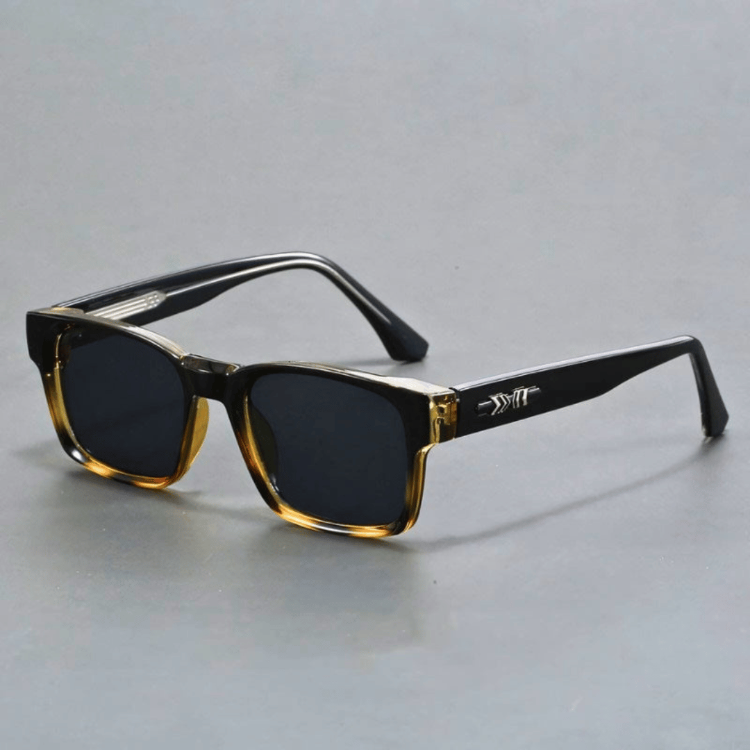 Square Frame Sunglasses Anti-Reflective Gradient Lenses