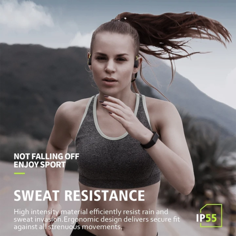 Bone Conduction Headphones Bluetooth 5.0 Open Ear for Running