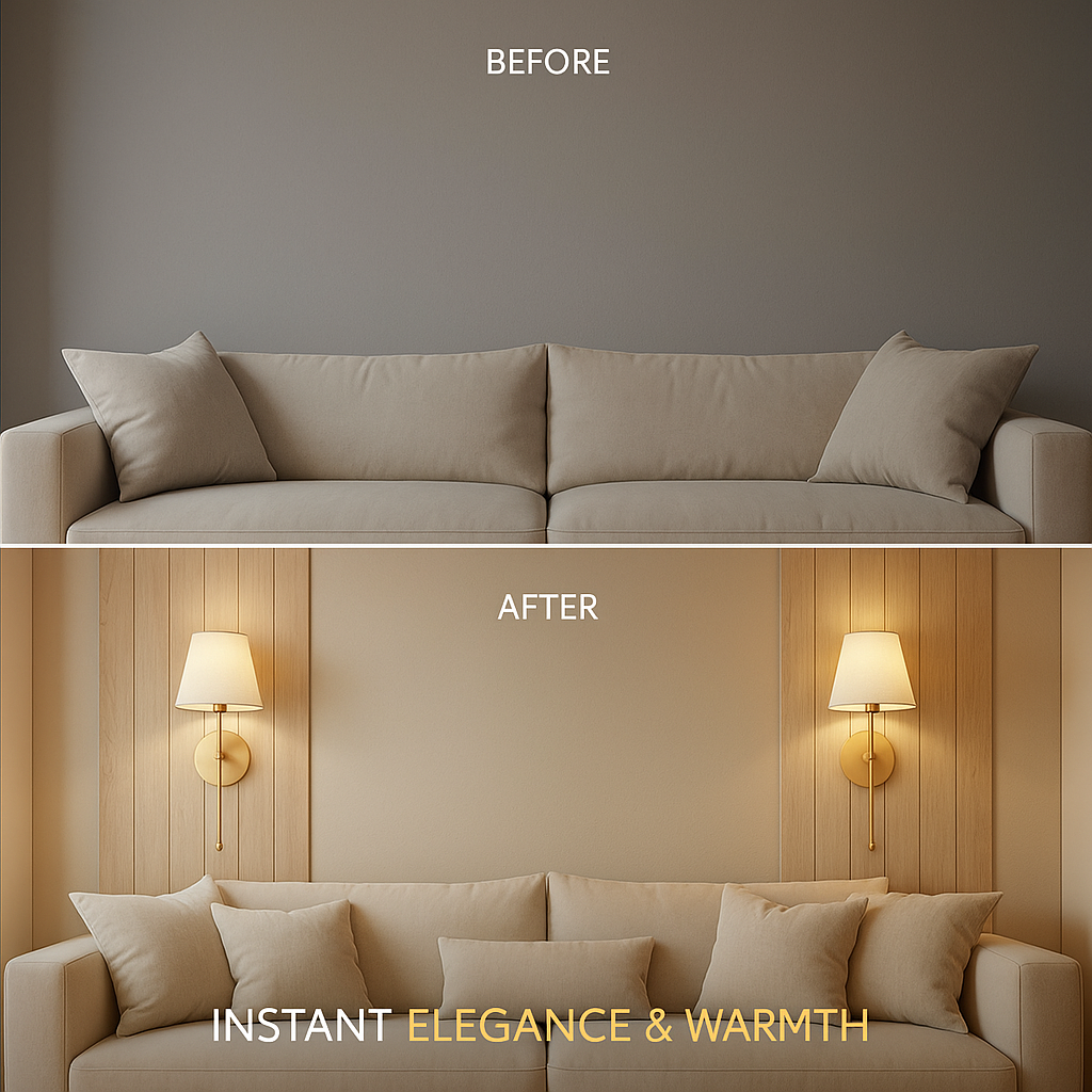 Wireless Wall Sconces Set of 2 No Drill Rechargeable Bulbs with Remote