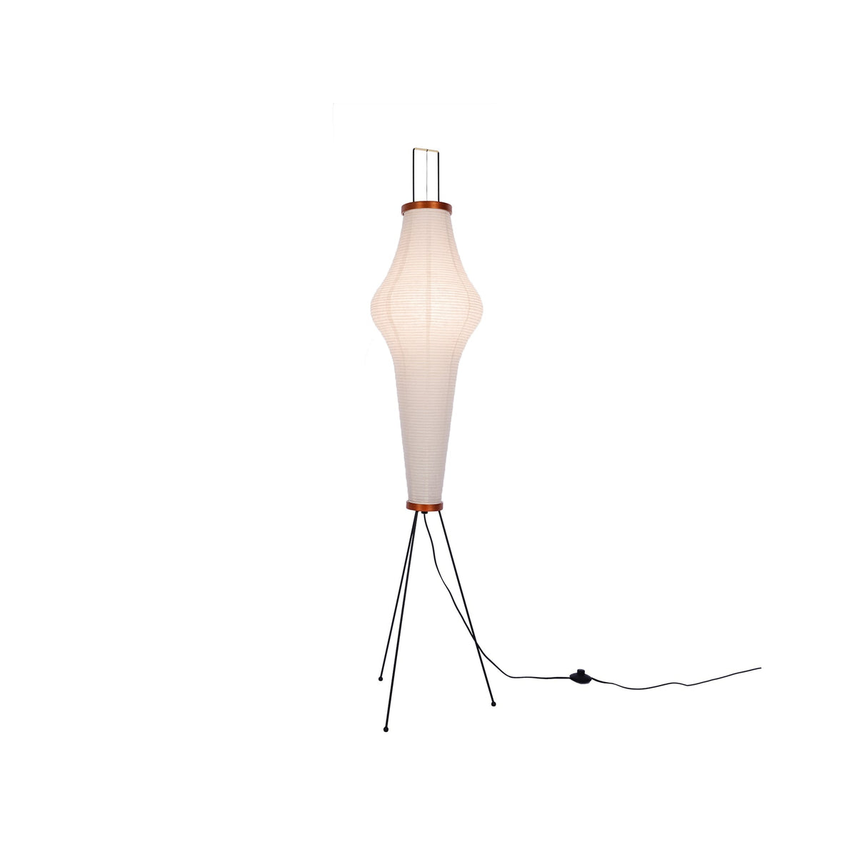Washi Paper Floor Lamp Mulberry Paper Shade Standing Light Living Room