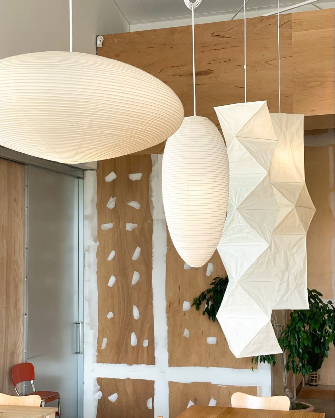 Washi Paper Pendant Light Mulberry Paper Shade for Dining Room