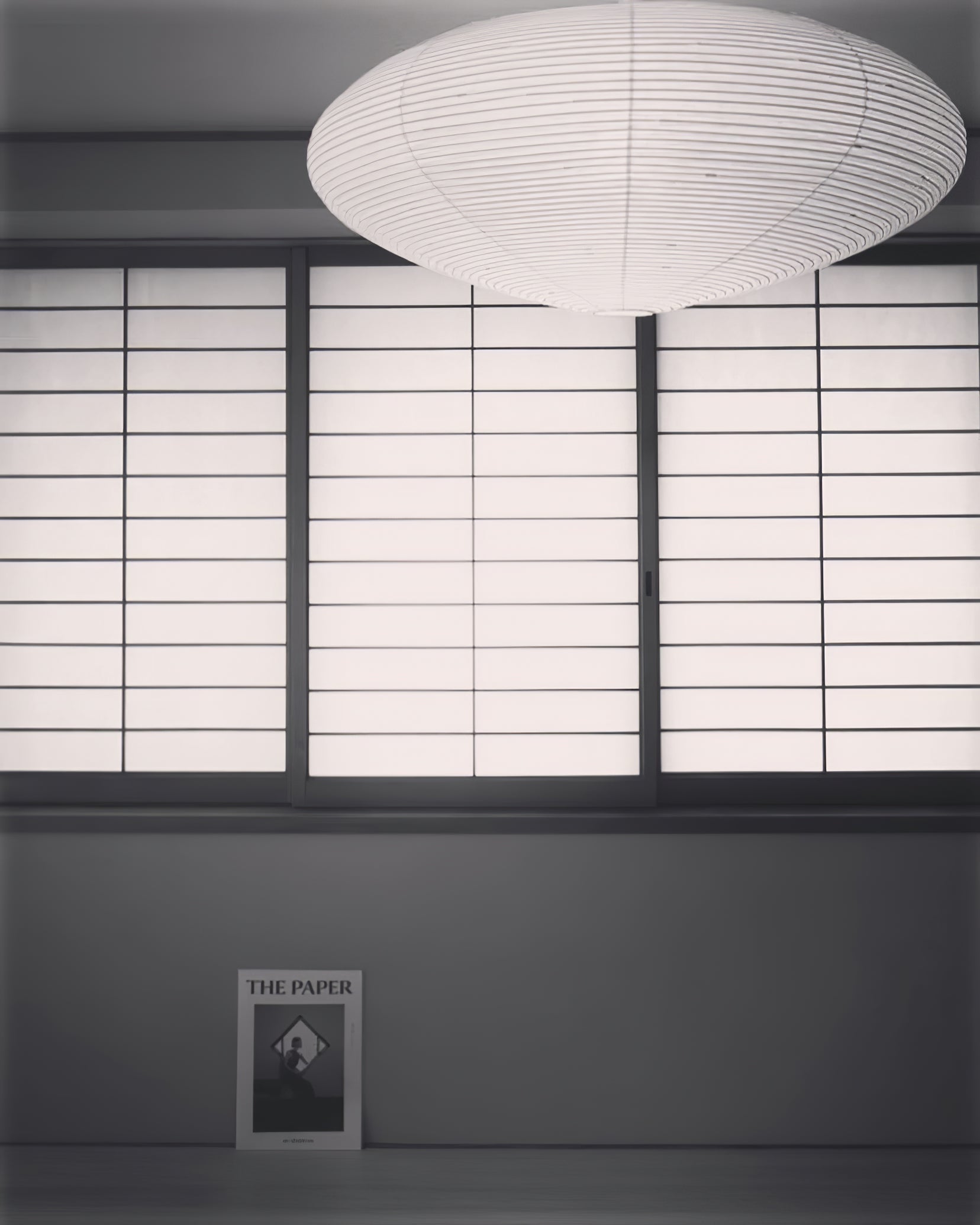 Washi Paper Pendant Light Mulberry Paper Shade for Dining Room