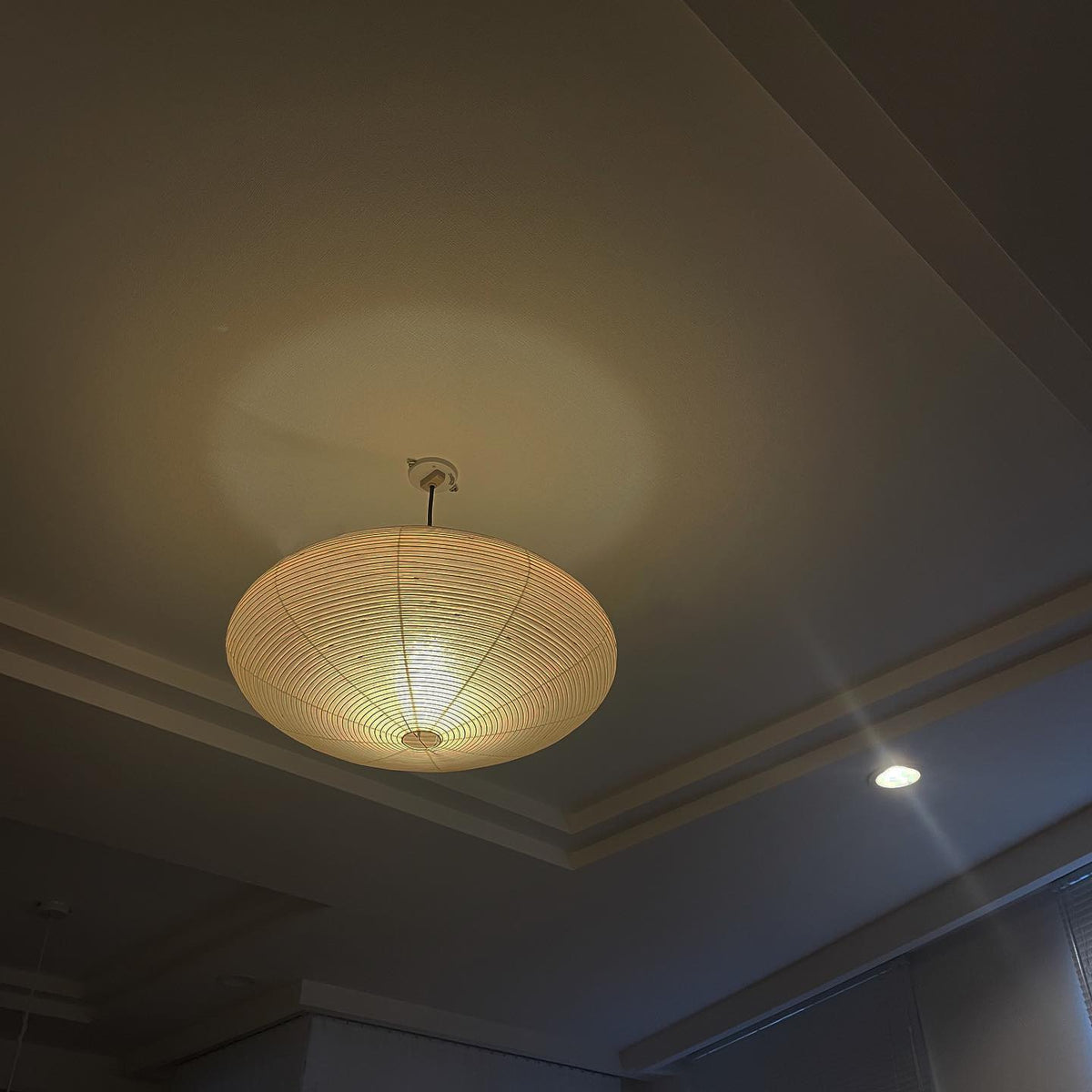 Washi Paper Pendant Light Mulberry Paper Shade for Dining Room