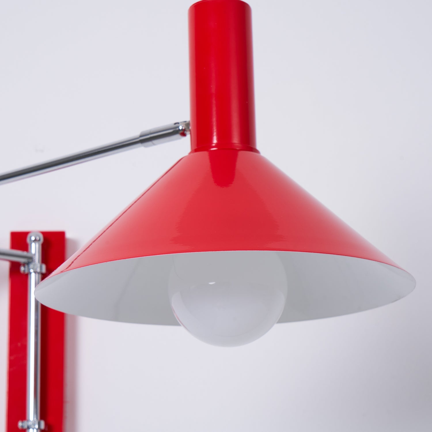 Adjustable Arm Plug In Wall Lamp Swing Reading Sconce No Wiring Needed