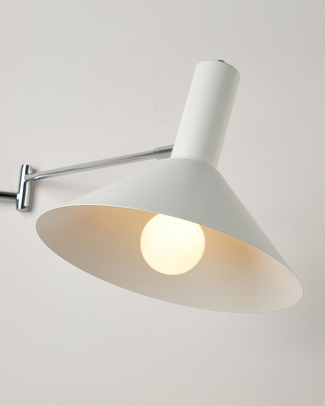 Adjustable Arm Plug In Wall Lamp Swing Reading Sconce No Wiring Needed