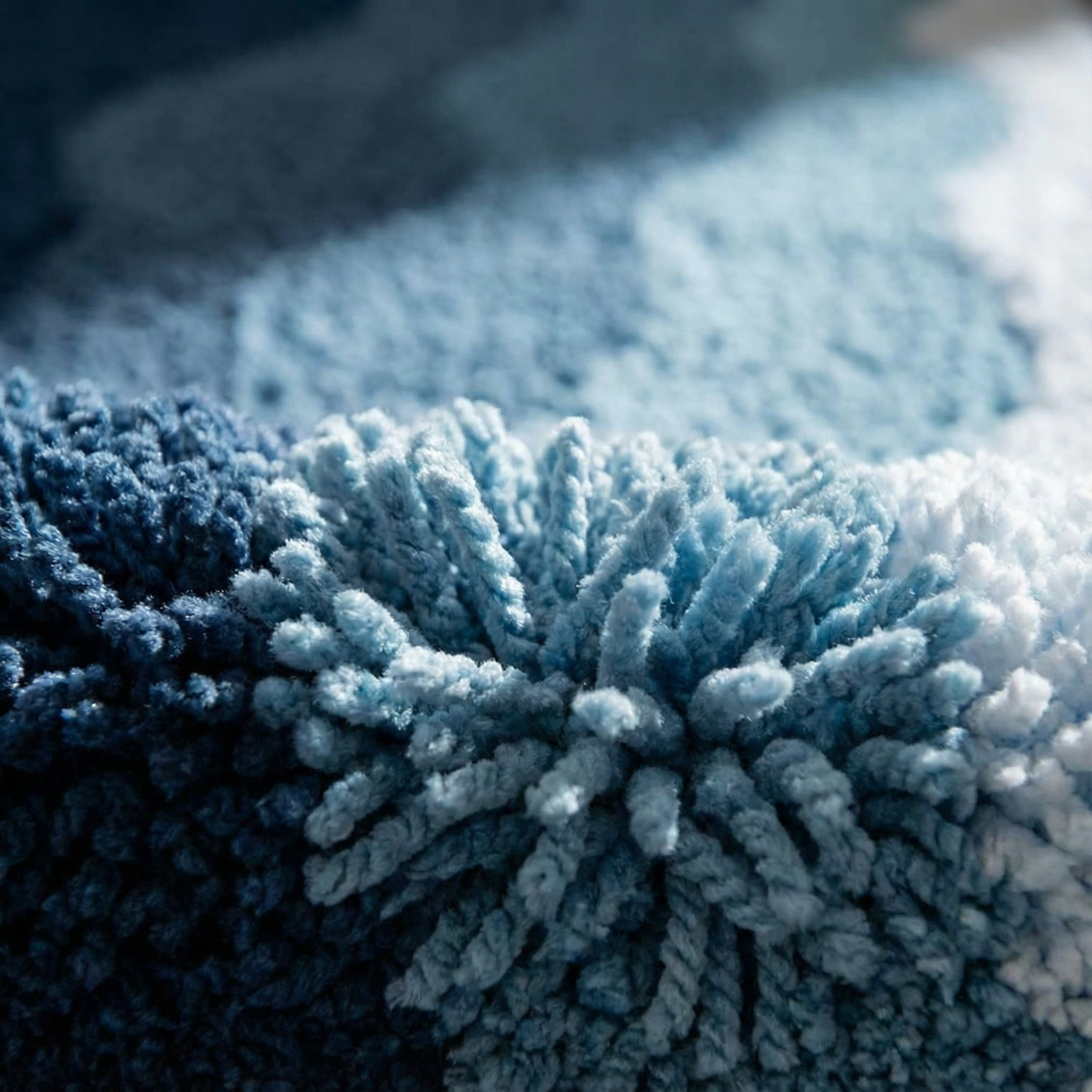 Bademåtte med bølgemønster Tuftet mikrofiber