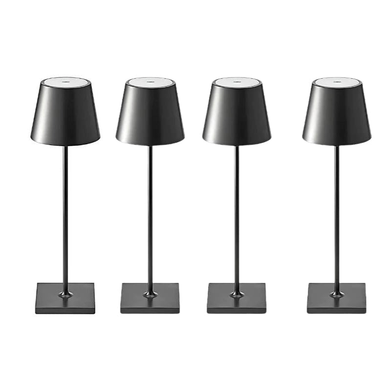 Cordless Table Lamp Waterproof Dimmable Rechargeable for Patio and Bedroom