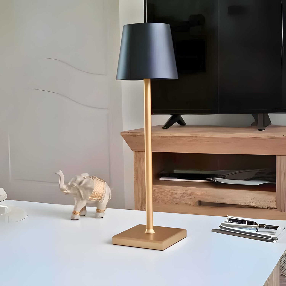 Cordless Table Lamp Waterproof Dimmable Rechargeable for Patio and Bedroom