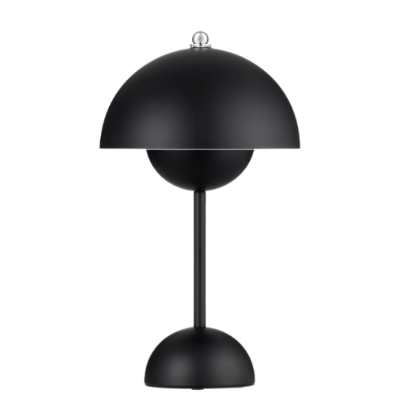 Blomsterpottebordlampe Trådløs LED med dobbelt kuppel