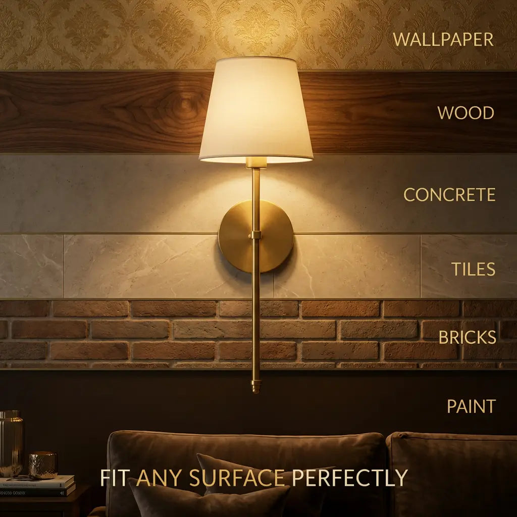 Wireless Wall Sconces Set of 2 No Drill Rechargeable Bulbs with Remote