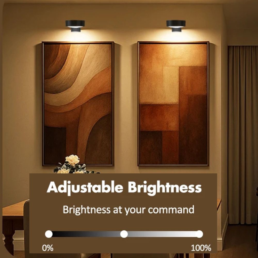 Picture Light Battery Operated Rechargeable Dimmable with Remote for Wall Art