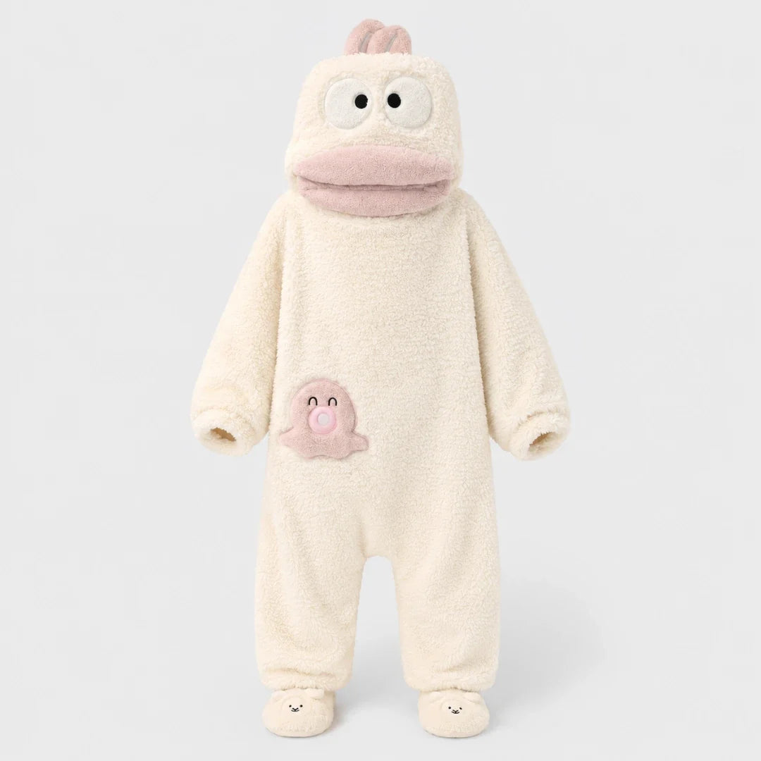Monster Onesie Pajamas Adults Hooded Flannel Unisex