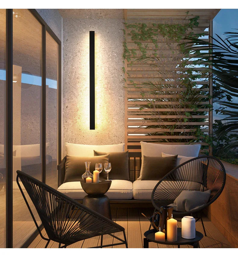 Linear LED Wall Light IP65 Waterproof for Outdoor and Indoor