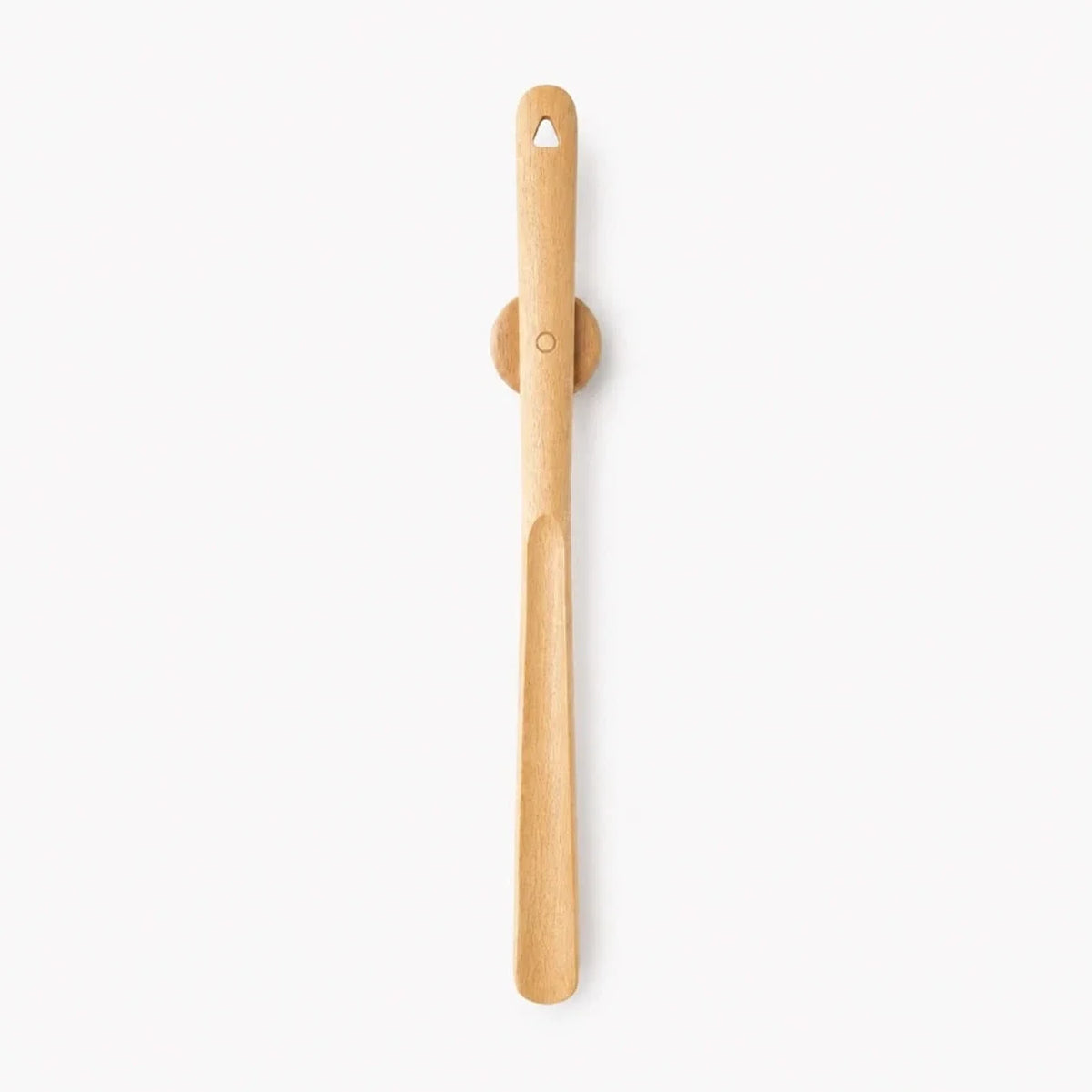 Wooden Shoe Horn 20 Inch Handcrafted Beech with Wall Magnet