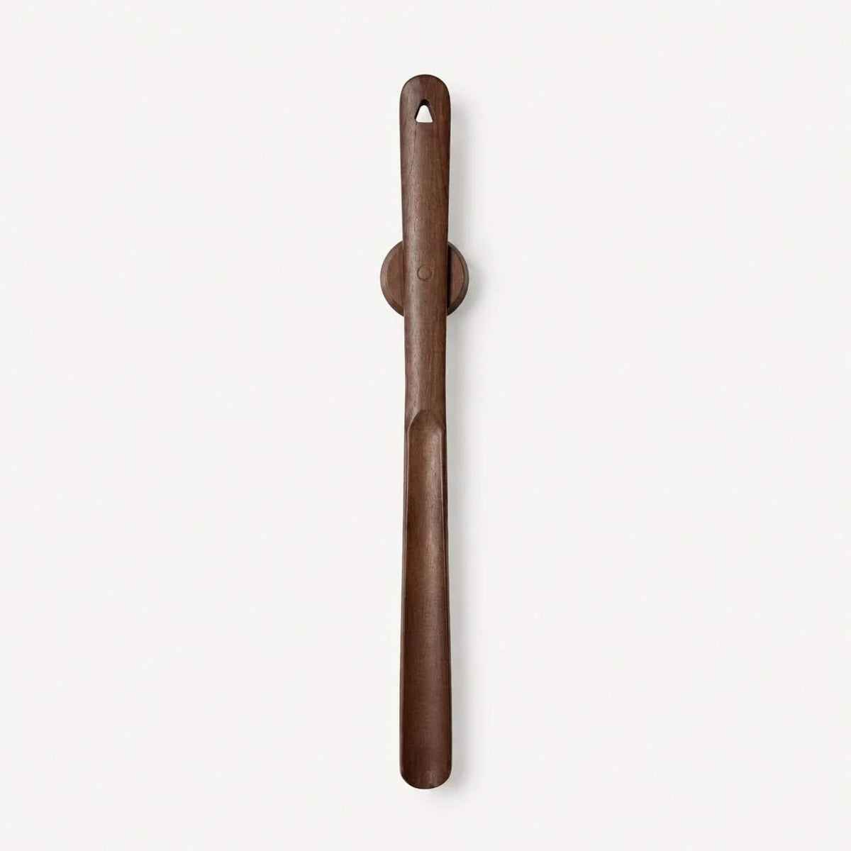 Wooden Shoe Horn 20 Inch Handcrafted Beech with Wall Magnet