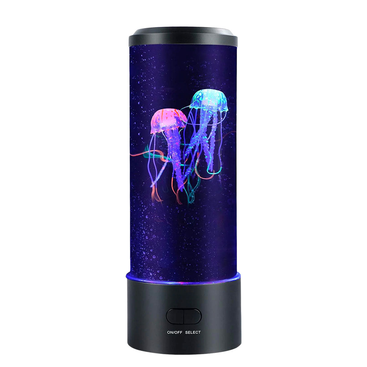 LED Jellyfish Lampe med Fjernbetjening Farveskiftende Sensorisk Belysning
