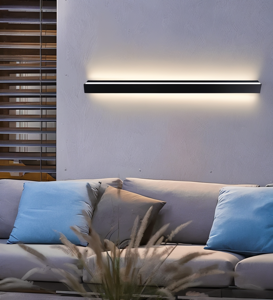LED lineær væglampe med op nedlys til indendørs og udendørs brug