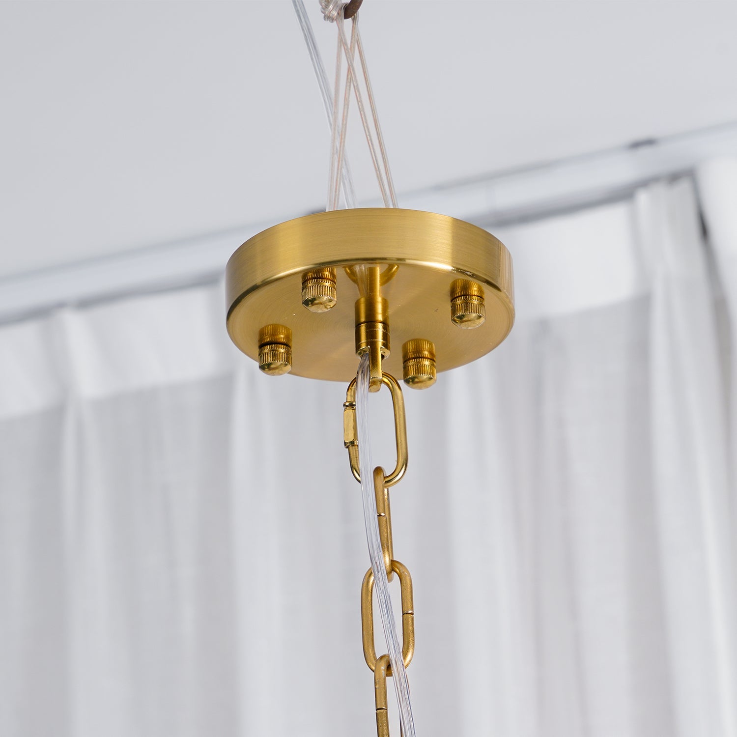 Murano Style Glass Petal Chandelier Hand Formed Glass Copper Frame