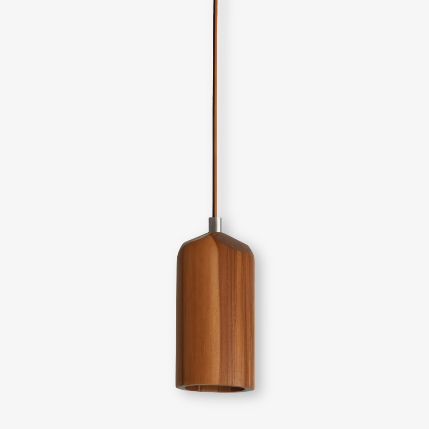 Pendel spisebordslampe i trædesign med spotlys