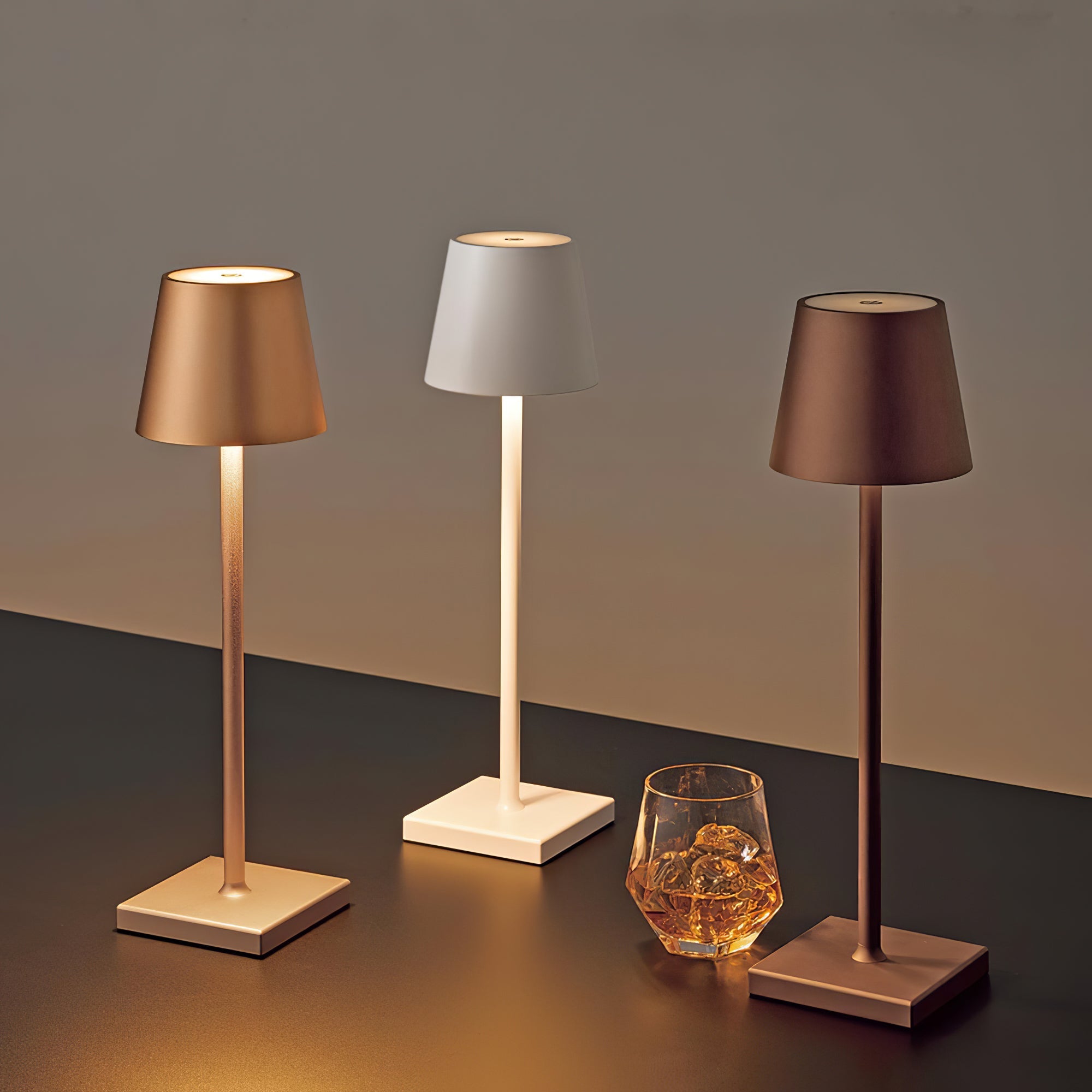 Cordless Table Lamp Rechargeable Touch Dimmable Portable Battery Light