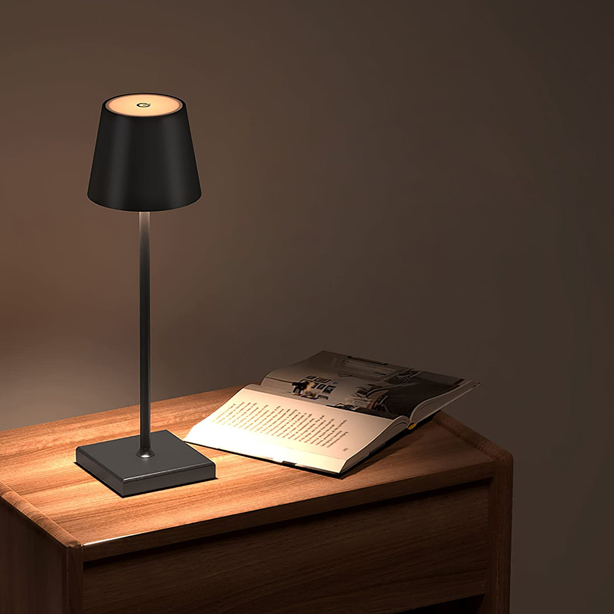 Cordless Table Lamp Rechargeable Touch Dimmable Portable Battery Light