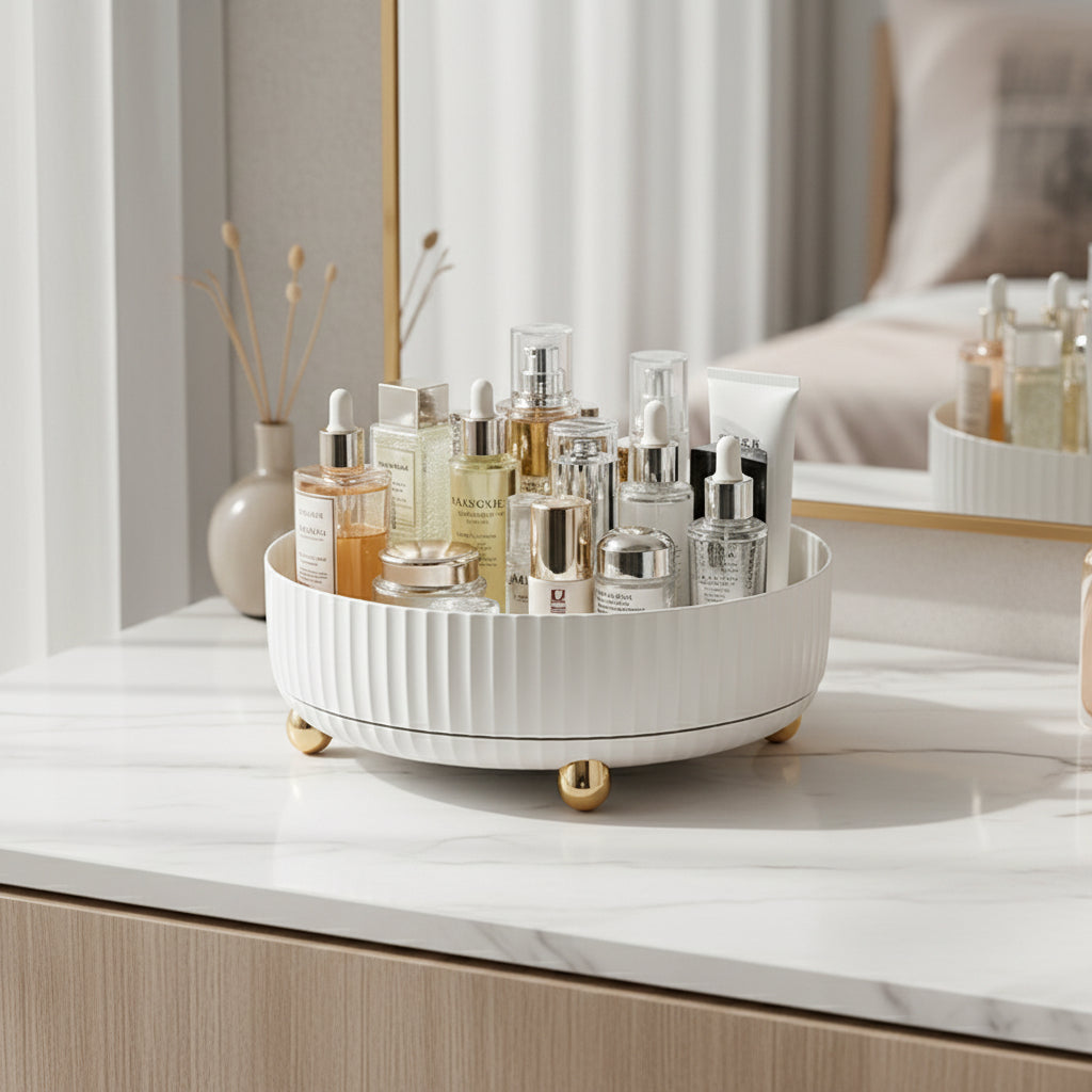 Lazy Susan Turntable Organizer for Cabinet and Countertop