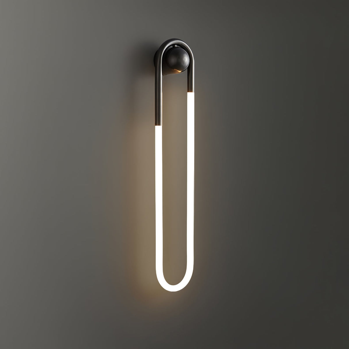 Loop Wall Sconce Brass Integrated LED Dimmable for Hallway and Bedside