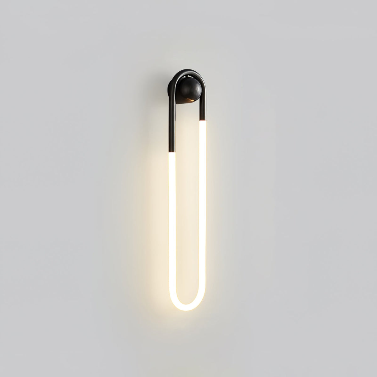 Loop Wall Sconce Brass Integrated LED Dimmable for Hallway and Bedside