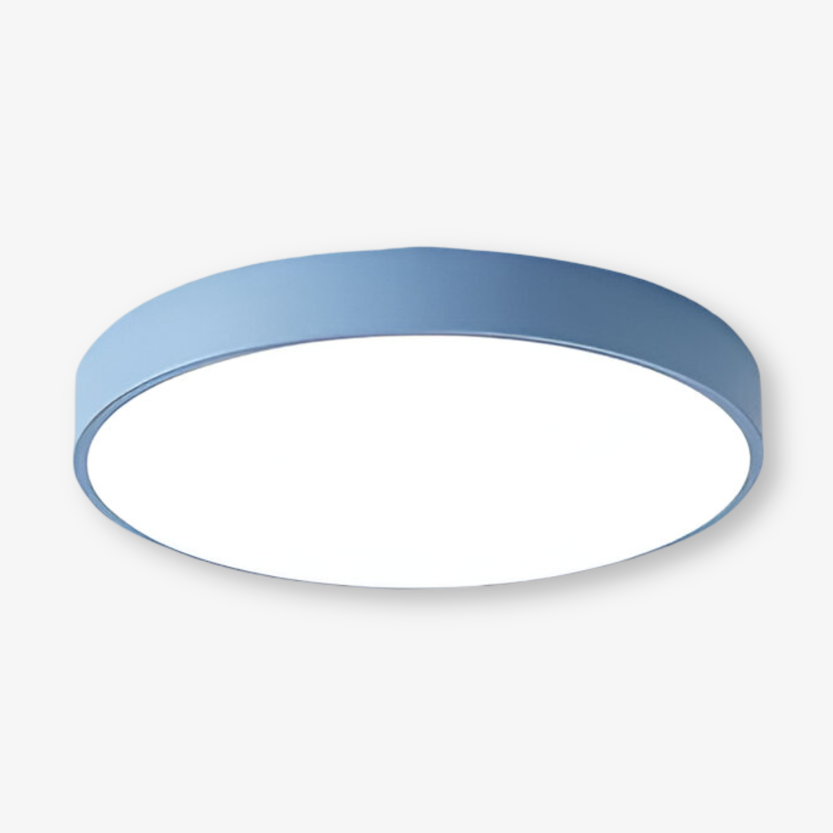 Rund LED loftlampe med slankt design