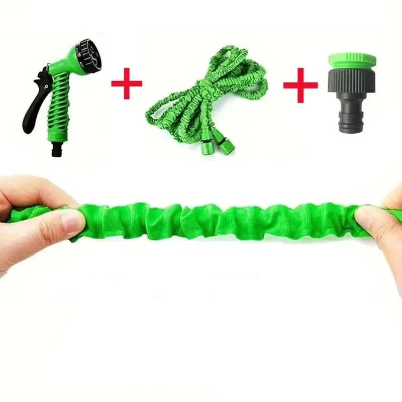 Expandable Garden Hose Kink Free with 7 Pattern Spray Nozzle