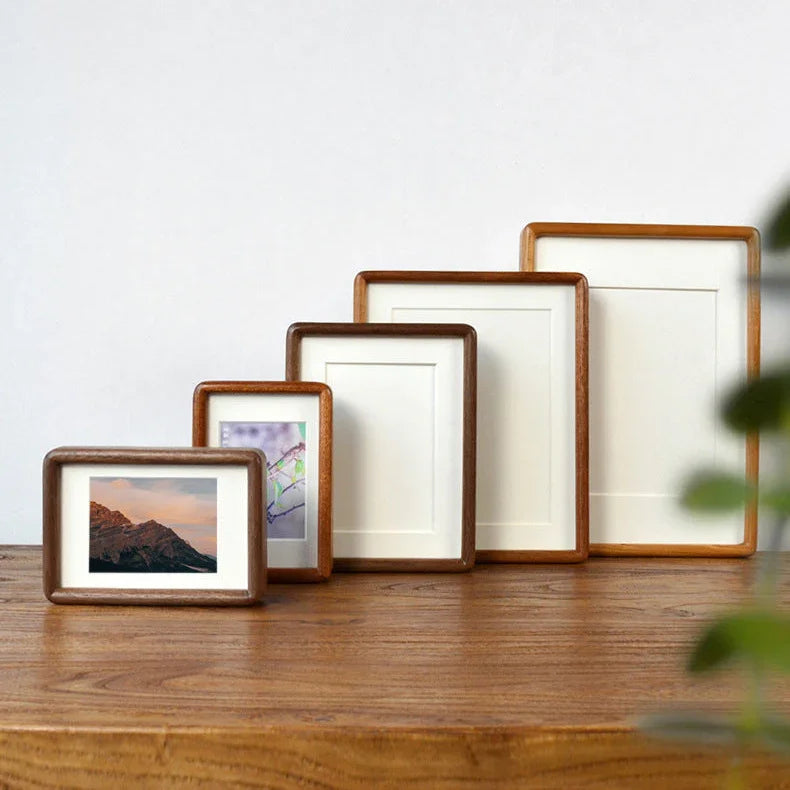 Solid Wood Picture Frame with Mat Mortise and Tenon Joinery