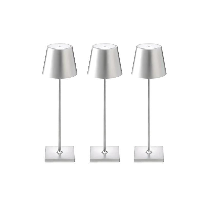 Cordless Table Lamp Waterproof Dimmable Rechargeable for Patio and Bedroom