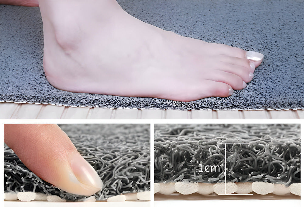 Skridsikker brusemåtte PVC luffa til badeværelset