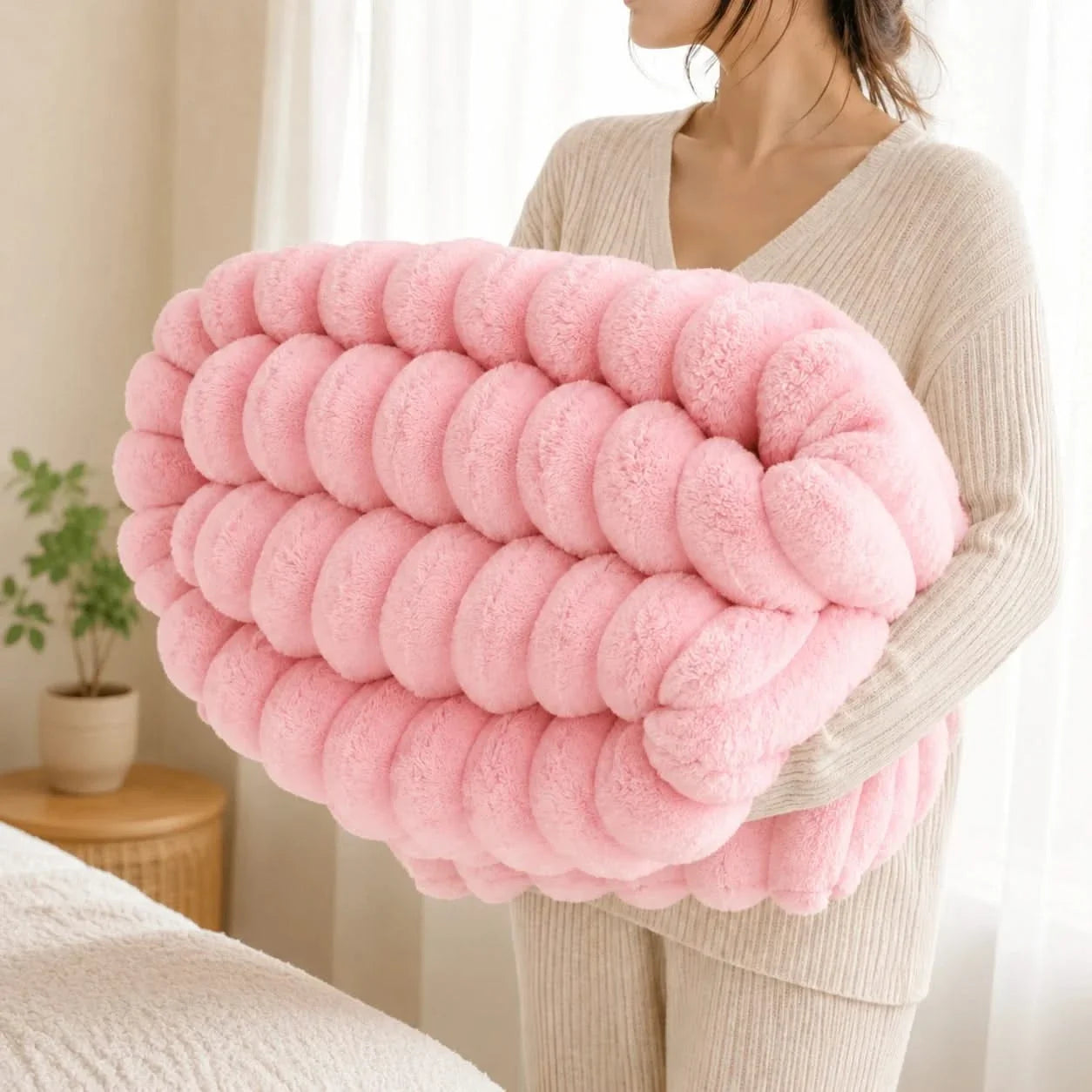 Plush Blanket for Bed and Couch