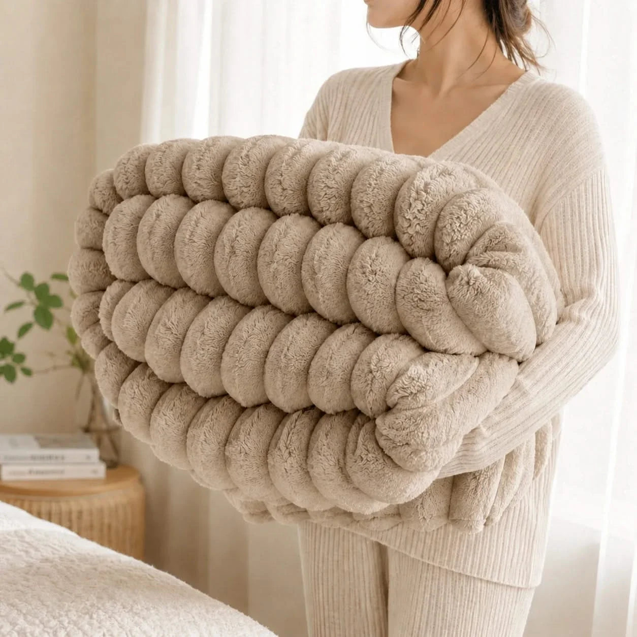 Plush Blanket for Bed and Couch