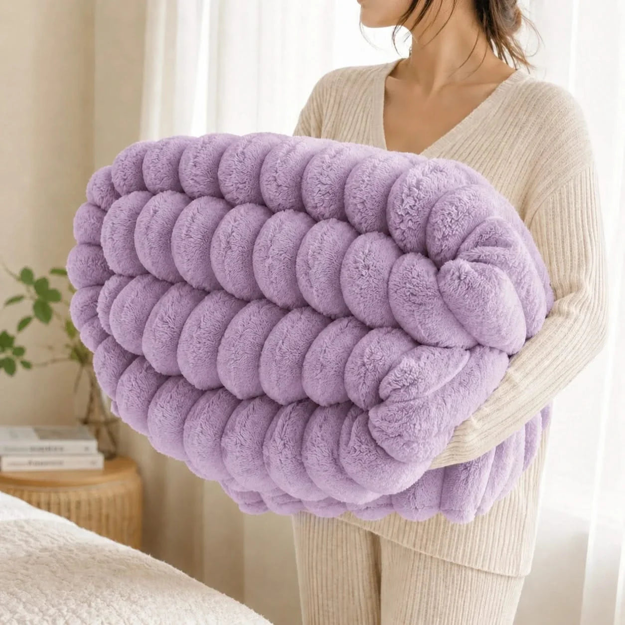 Plush Blanket for Bed and Couch