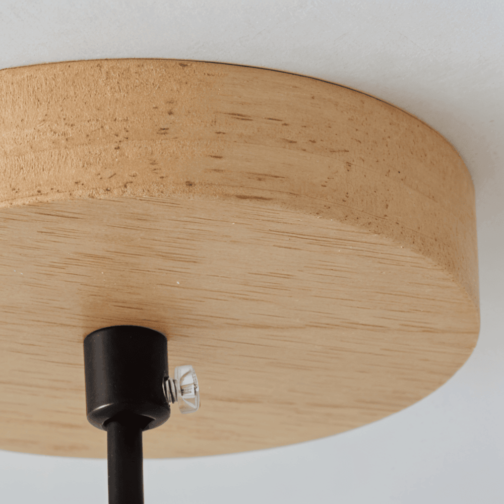 Træpendellamp Spiral Lamelle Design