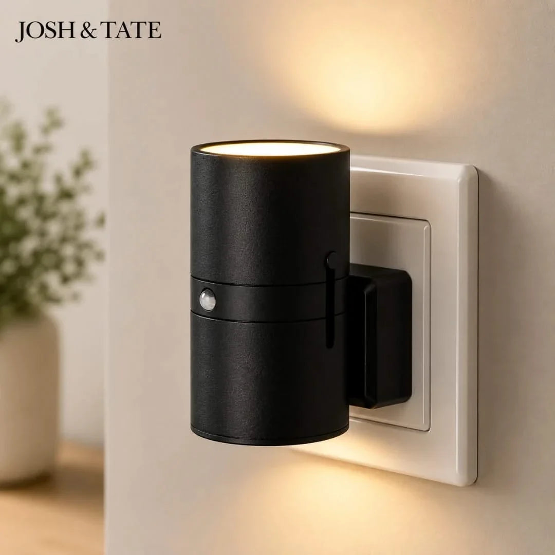 Plug In Wall Sconce Warm LED Up and Down Directional Light